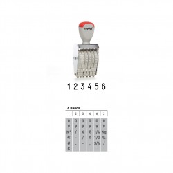 Classic Numberer Stamp ​1576, 7mm, 6 Bands